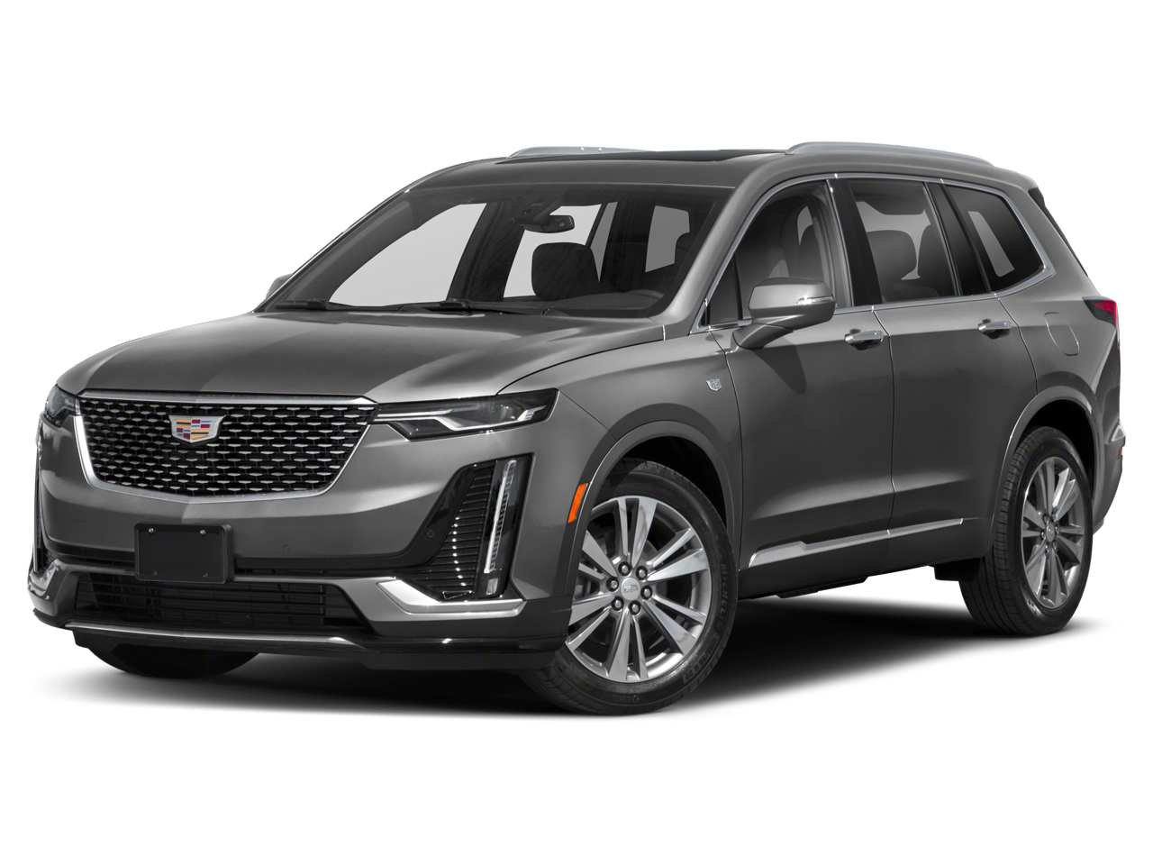 2020 Cadillac XT6 FWD Premium Luxury in Stellar Black Metallic — front three-quarter view