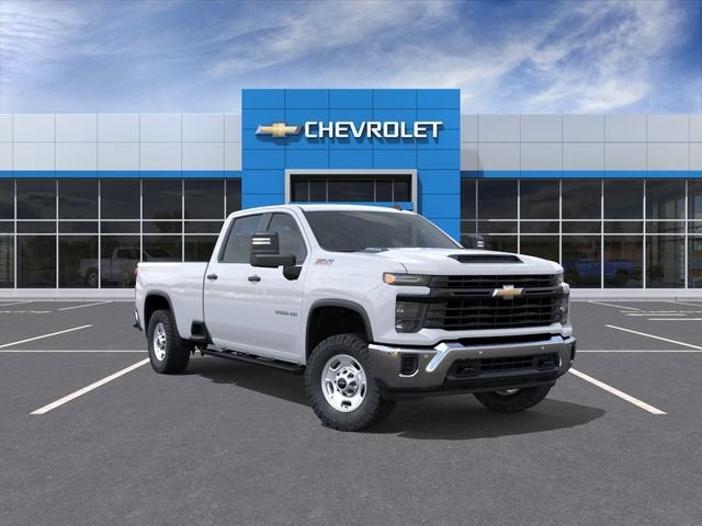 2026 Chevrolet Silverado 2500 HD WT in Summit White — front three-quarter view