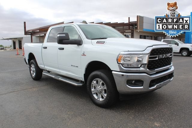 2023 RAM 2500 Big Horn in Bright White Cl — front three-quarter view