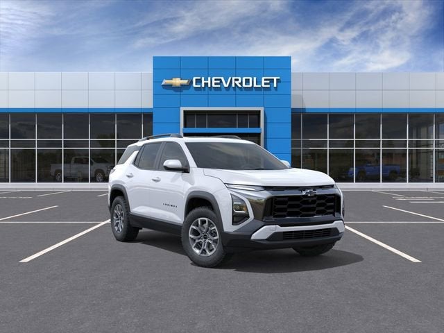 2026 Chevrolet Equinox ACTIV in Polar White Tricoat — front three-quarter view