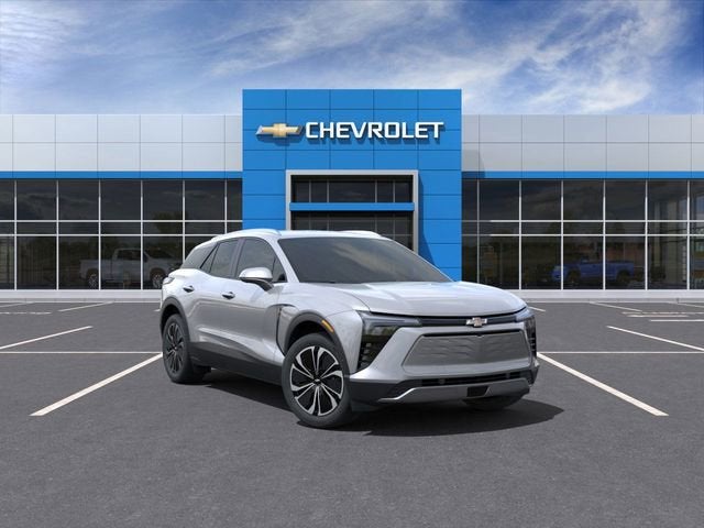 2025 Chevrolet Blazer EV LT in Sterling Gray Metallic — front three-quarter view